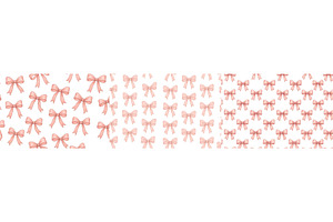 Pink bows arranged in a repetitive, an Arts & Entertainment Photo by ZinetroN