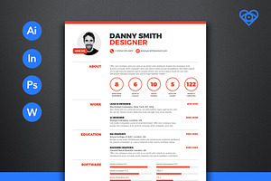 Resume 2, a Resume Template by ikono.me