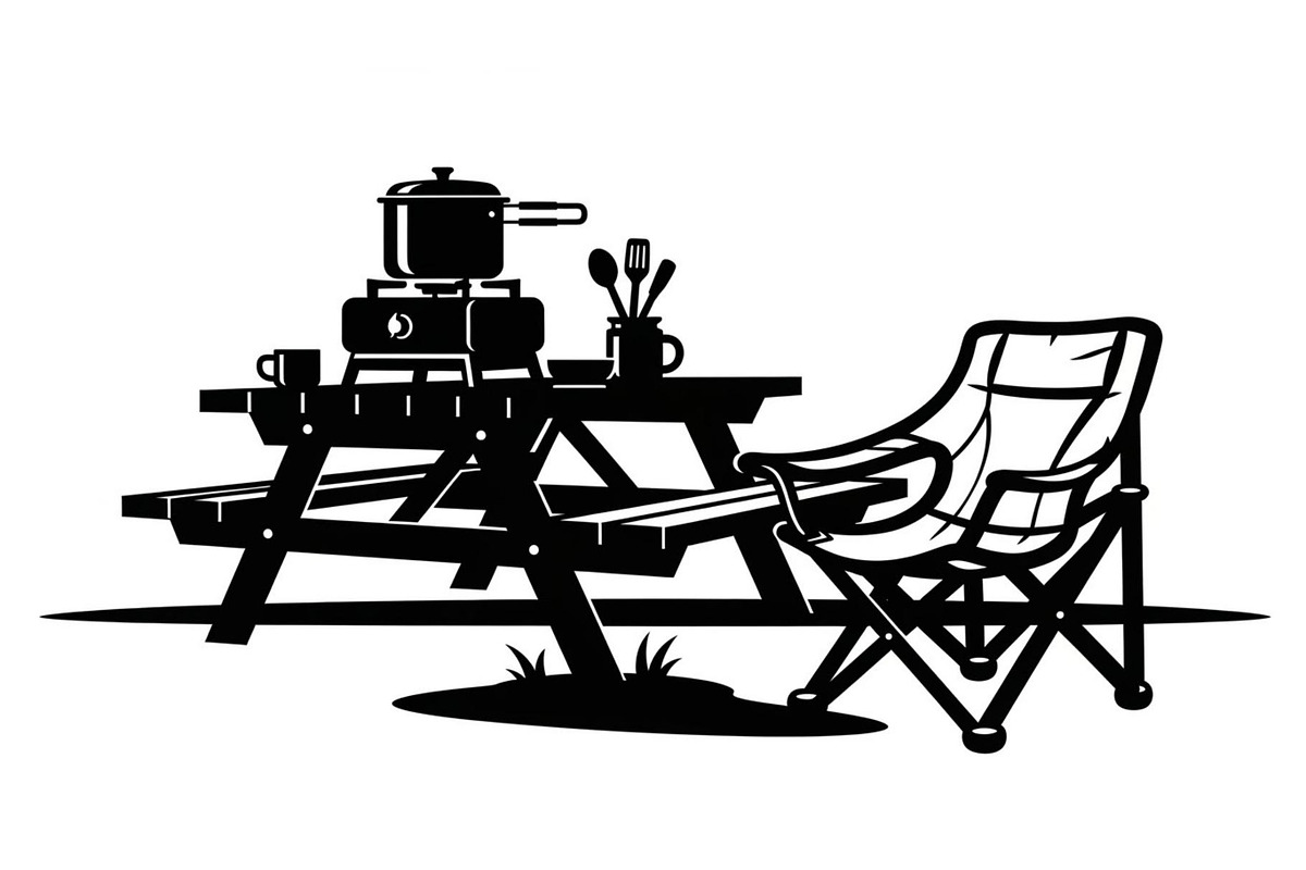 Picnic Table Puzzle Clipart Set, an Object Illustration by Designer_Momina (Photo 5 of 15)
