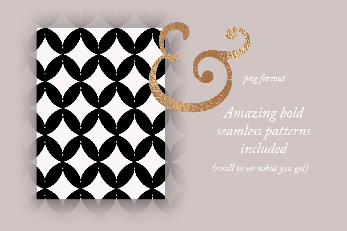 70 Bold Golden Patterns, a Pattern Graphic by Laras Wonderland