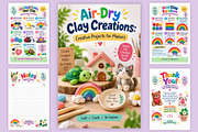Air-Dry Clay Creations, a Stationery Template by Designmela01 (Thumbnail 6 of 6)