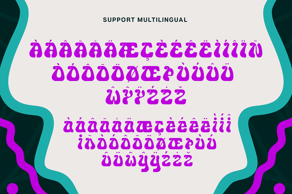 Blunt Quacker - Psychedelic Style, a Font by Brightone (Photo 4 of 8)