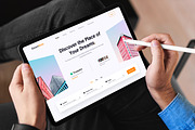 Real Estate Website Header Template, an UI Kit Template by Tanvir Ahammed Tamim (Thumbnail 3 of 4)
