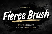 Fierce Brush, a Script Font by Wow Magic (Thumbnail 1 of 4)