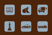 42 TRANSPORT simple icons, an Icon by Palau (Thumbnail 5 of 5)