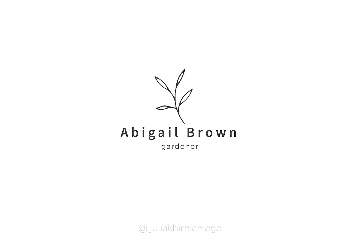 Logo Pack Volume 10. Garden, a Branding & Logo Template by Mint Air Studio (Photo 10 of 21)