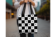 Black & White Seamless Patterns, a Pattern Graphic by OwlAndFern (Thumbnail 8 of 8)