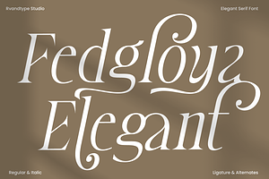 Fedgloya - Elegant Font