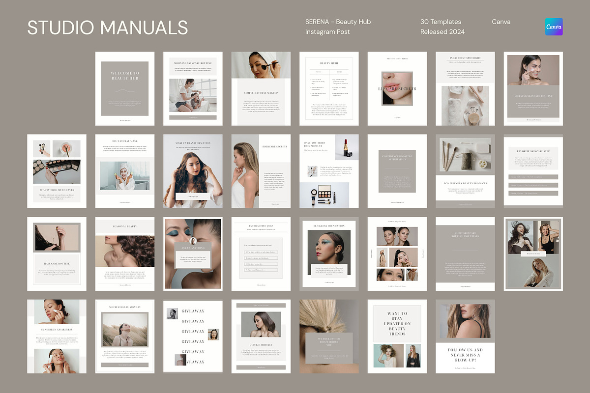 SERENA – Beauty Hub Instagram Post, a Social Media Template by Studio Manuals (Photo 8 of 8)
