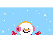 Outdoor Snowman, an Object Illustration by MISS CHATZ (Thumbnail 3 of 3)