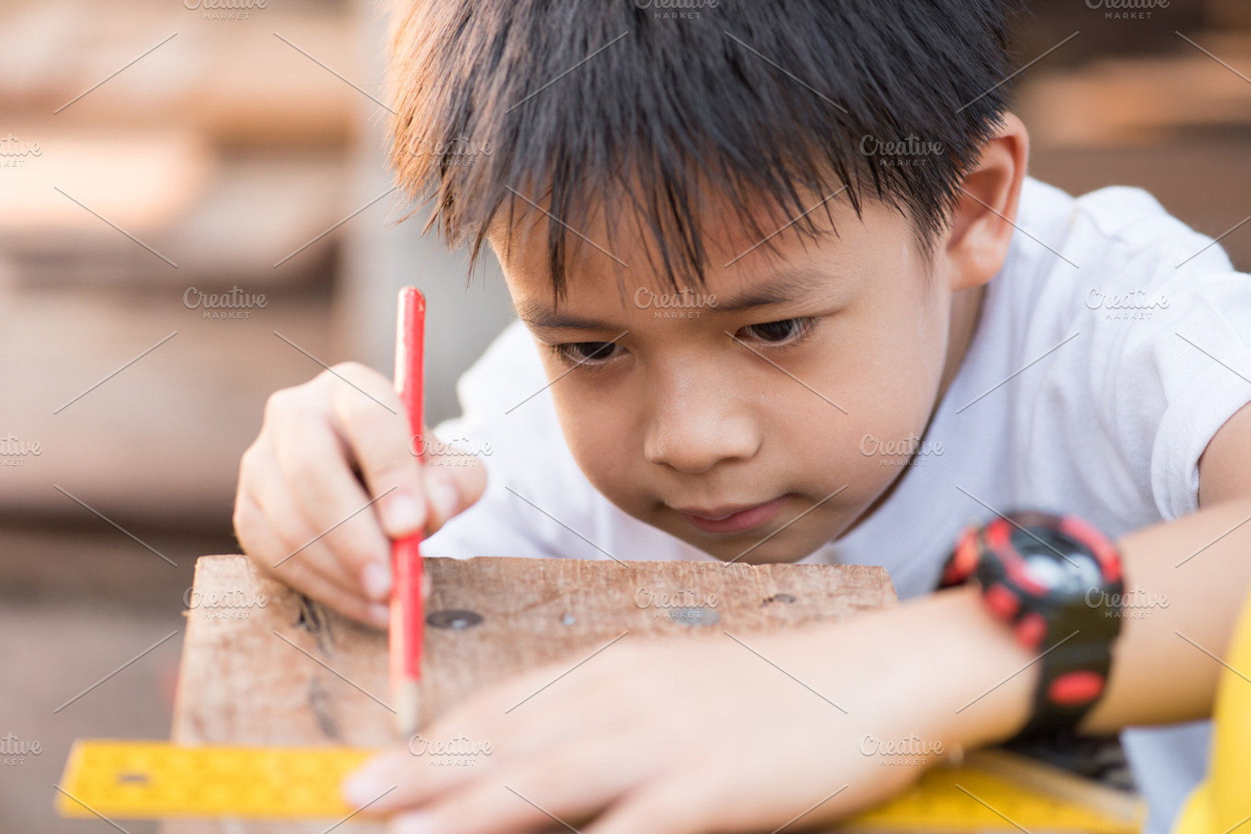 little boy engineering, a Background Photo by Looker_Studio