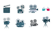 Retro Film Camera Illustration Set, an Object Illustration by studiogstock (Thumbnail 3 of 3)