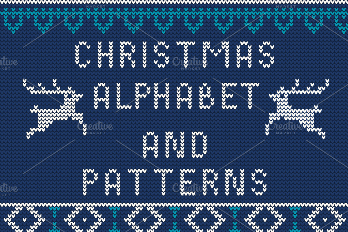 Knitted Alphabet and Patterns, a Pattern Graphic by Katyr (Photo 1 of 4)