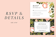 Peonies – wedding set, an Invitation Template by Helen Halik art (Thumbnail 3 of 10)