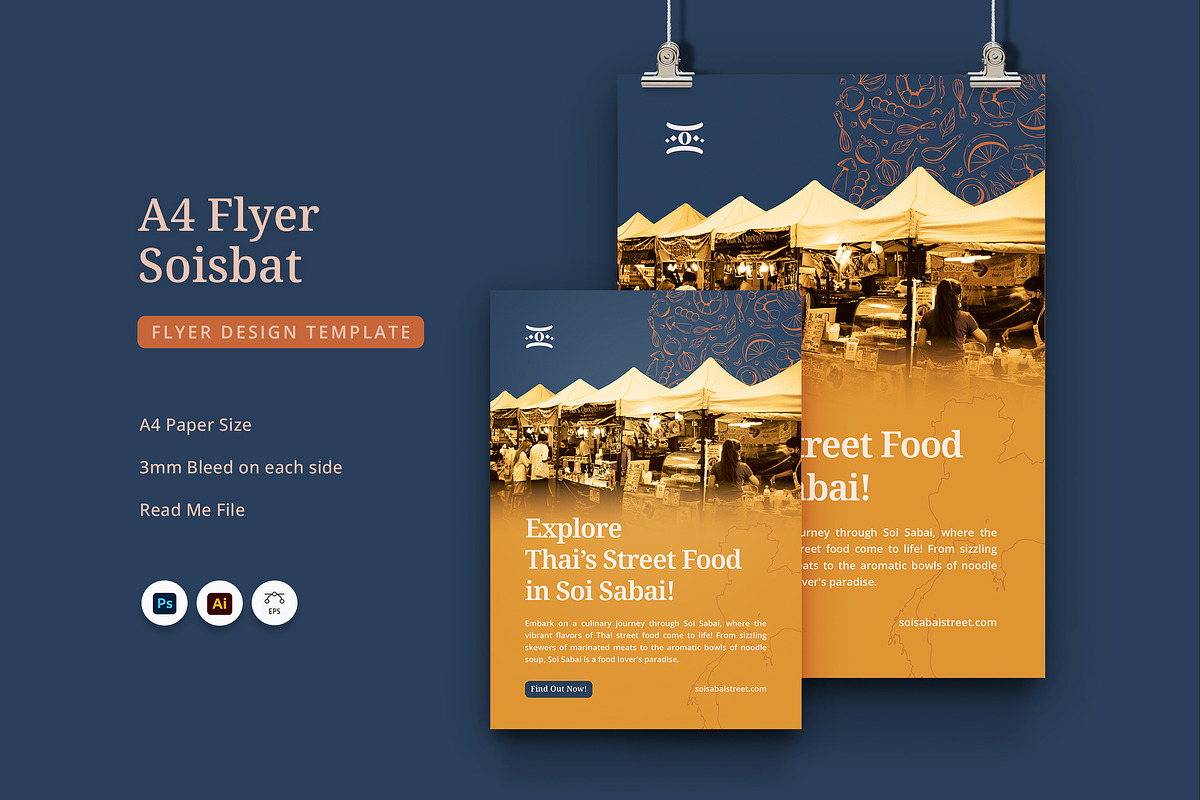 Soisbat - Flyer Template, a Flyer Template by Fannan Studio (Photo 1 of 3)
