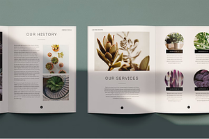Minimalist Brochure Template Canva, a Brochure Template by frommakertomaker