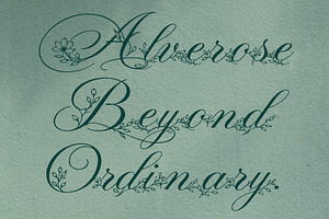 Alverose - Secret Garden Script