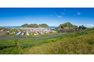 View of the town of, a Nature Photo by Backyard Stock