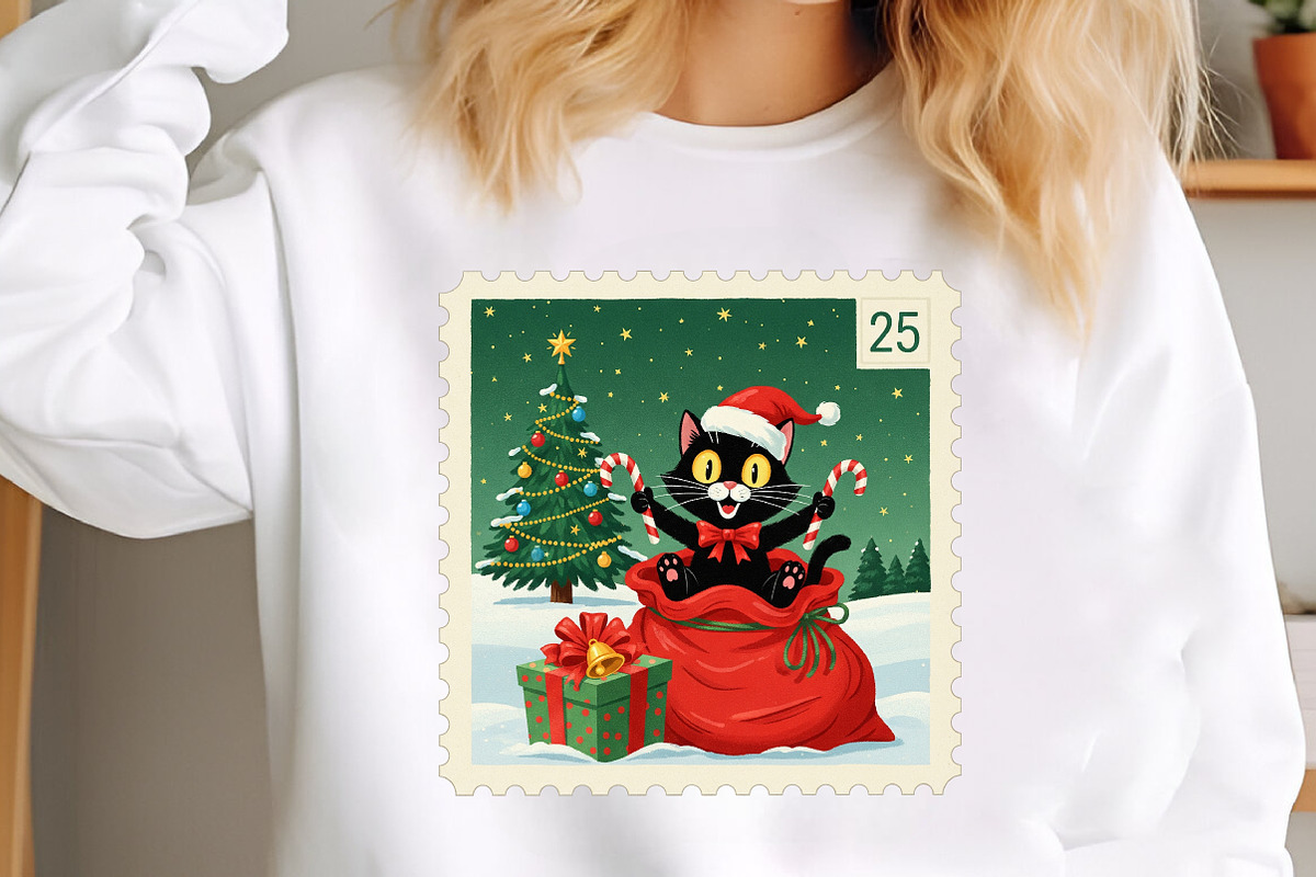 Christmas Stamps Sublimation Bundle, an Illustration by SinaCreation (Photo 4 of 6)