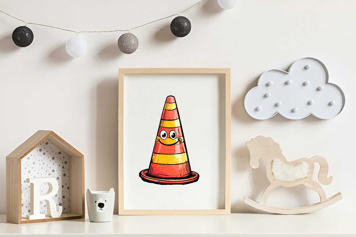 Cute Construction Watercolor Clipart, an Illustration by CreationArt (Photo 6 of 9)