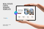 Real Estate Website Canva Templates, a Landing Page Template by Snapybiz (Thumbnail 8 of 11)