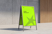A-Frame Sign Mockup, an Advertising Mockup by graphypix (Thumbnail 1 of 4)