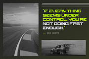 Hyper Sport - Racing Logo Font, a Sans Serif Font by Nirmana Visual (Thumbnail 7 of 17)