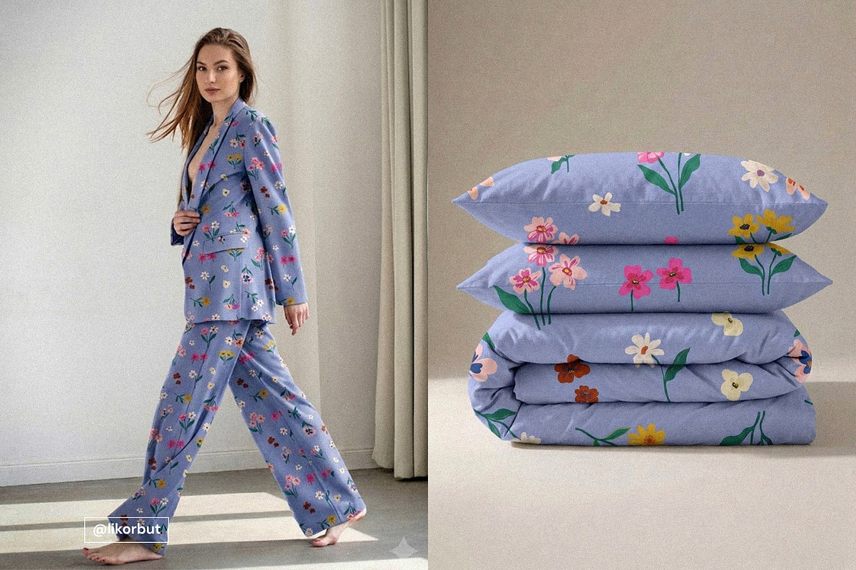 Naive Matte Gouache Floral Pattern, a Pattern Graphic by likorbut (Photo 5 of 14)