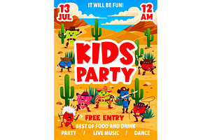 Kids Party Western Flyer, Berries