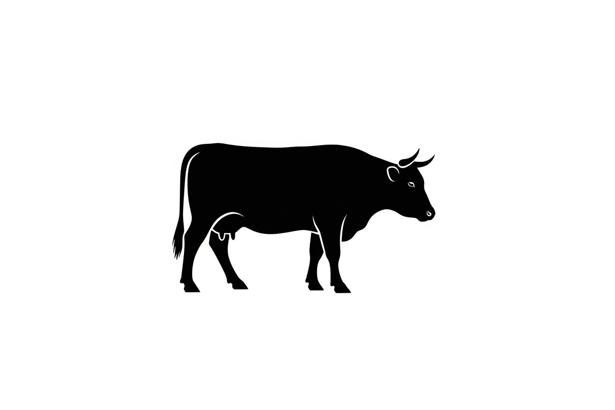 Farm Cow Silhouette Vector Bundle, an Illustration by Designs_River (Photo 47 of 51)
