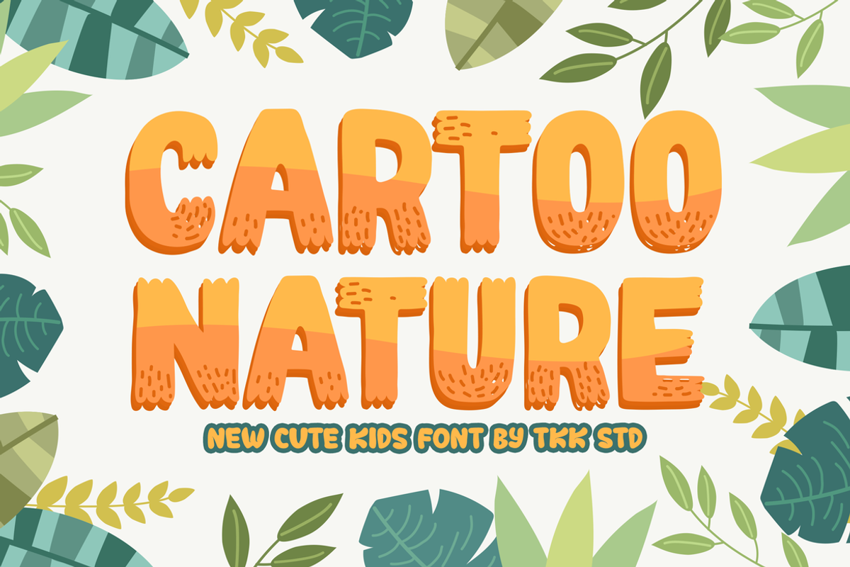 Cartoo Nature - Cartoon Font, a Sans Serif Font by tokokoo (Photo 13 of 13)