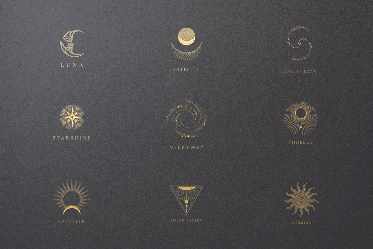 Space Odyssey Logo Collection, a Branding & Logo Template by Michael Rayback Design (Photo 2 of 12)