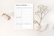 Monthly Overview, a Stationery Template by DesignDevisers (Thumbnail 2 of 10)