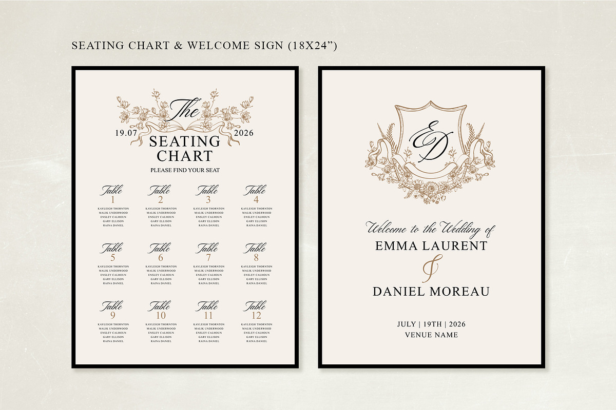 Old Money Wedding Suite preview 4