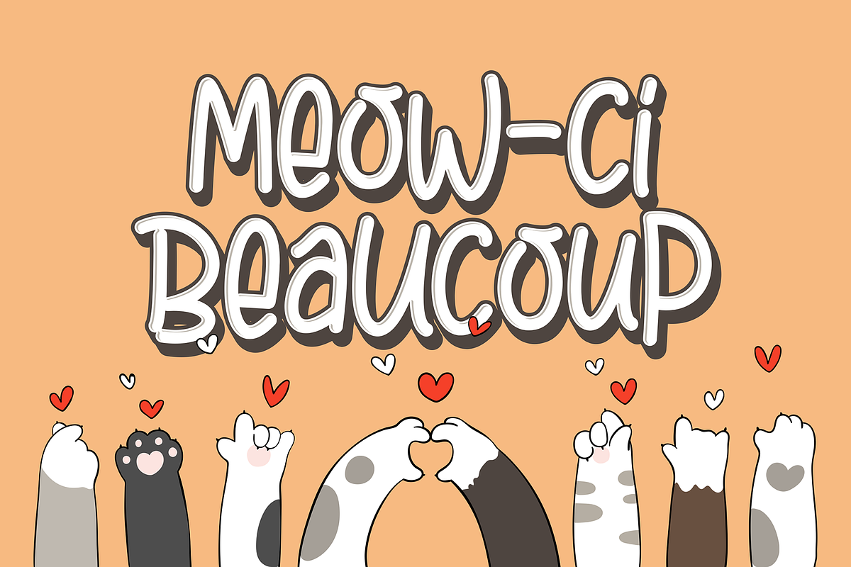 Paw Fighter + Bonus Vector, a Font by figuree studio (Photo 10 of 10)