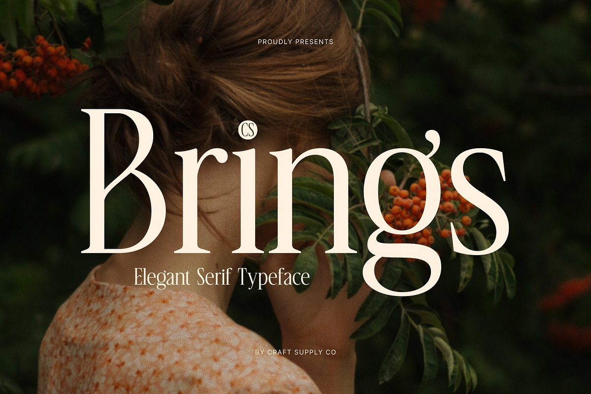 CS Brings – Elegant Serif Font, a Serif Font by Craft Supply Co. (Photo 1 of 8)