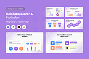 Medical Research Infographic V4, a Work Illustration by productype1 (Thumbnail 1 of 5)