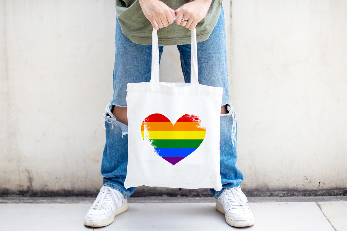LGBTQ Pride Flags heart, Rainbow, an Object Graphic by jelisua88 (Photo 3 of 4)