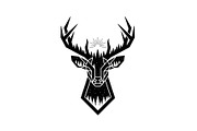 Artistic Geometric Deer Head Bundle, an Illustration by yasushie (Thumbnail 11 of 31)
