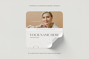 BUNDLE: Real Estate Square Stickers, a Branding & Logo Template by EstateElements (Thumbnail 7 of 8)