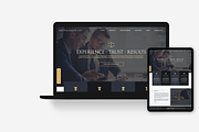 Law Firm Website Template, a Websites & App Template by WIX PRO THEMES (Thumbnail 1 of 2)