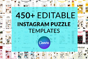 450 Instagram Puzzle Templates, a Social Media Template by ResumeFabs (Thumbnail 1 of 4)