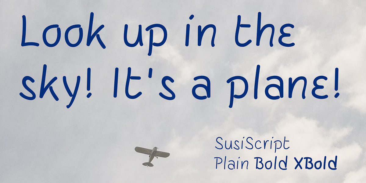SusiScript, a Handwritten Font by Ingrimayne Type (Photo 1 of 9)