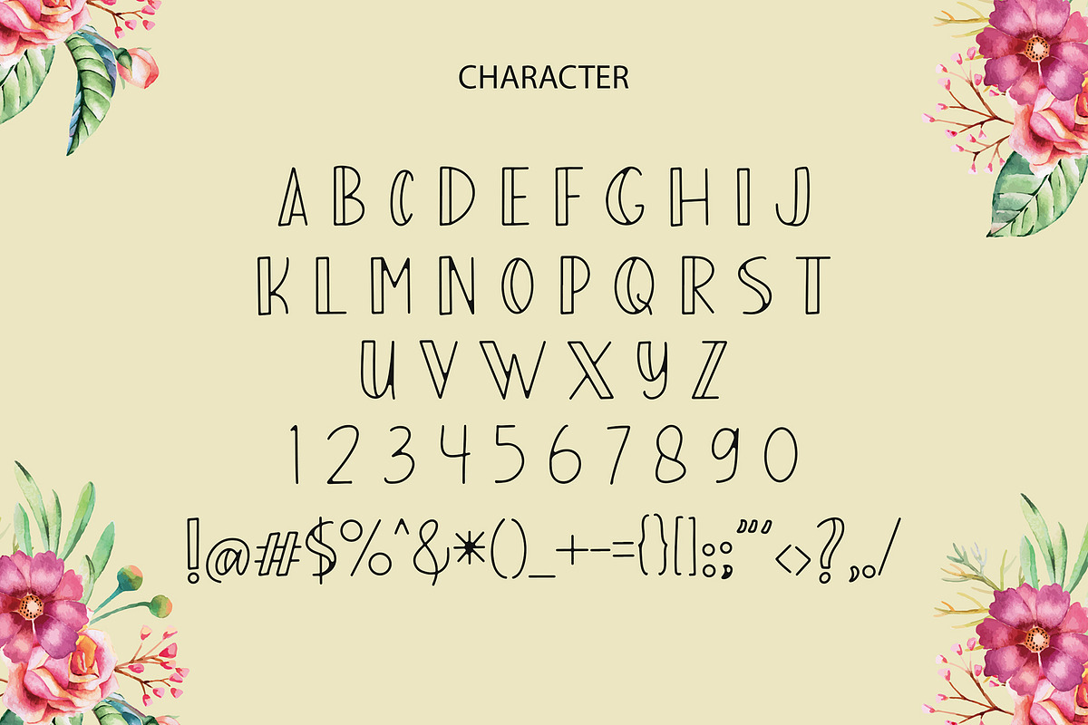 Adelah Display Font preview 6