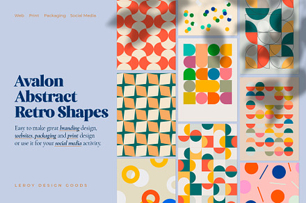 AVALON Retro Abstract Shapes ver 2.0