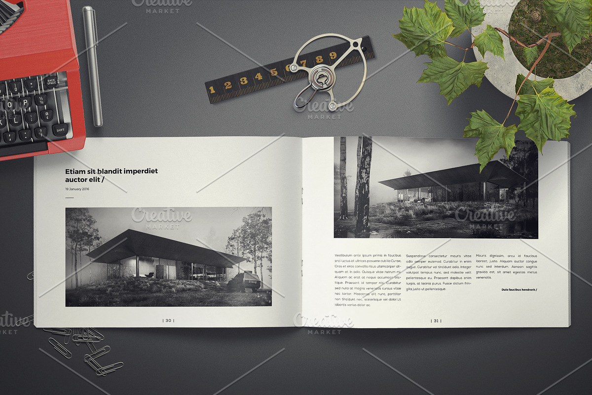 Architecture Landscape Brochure, a Brochure Template by ShapShapy (Photo 16 of 18)