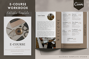Canva E-course Ebook Template