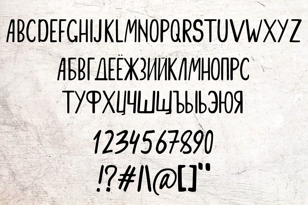 Wakeup font preview 4