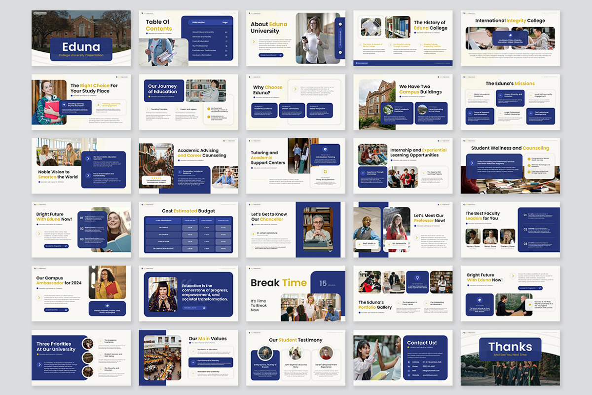 Eduna College University Powerpoint, a Presentation Template by kerismaker (Photo 8 of 10)