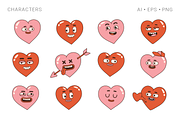 Groovy Valentine's Day, an Illustration by Martyshova (Thumbnail 4 of 18)